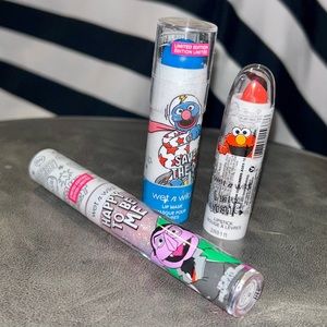 Wet n Wild Sesame Street Makeup 3pc Bundle - Lips